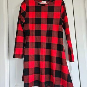 Red & Black Checkered Dress - Amazon Dress